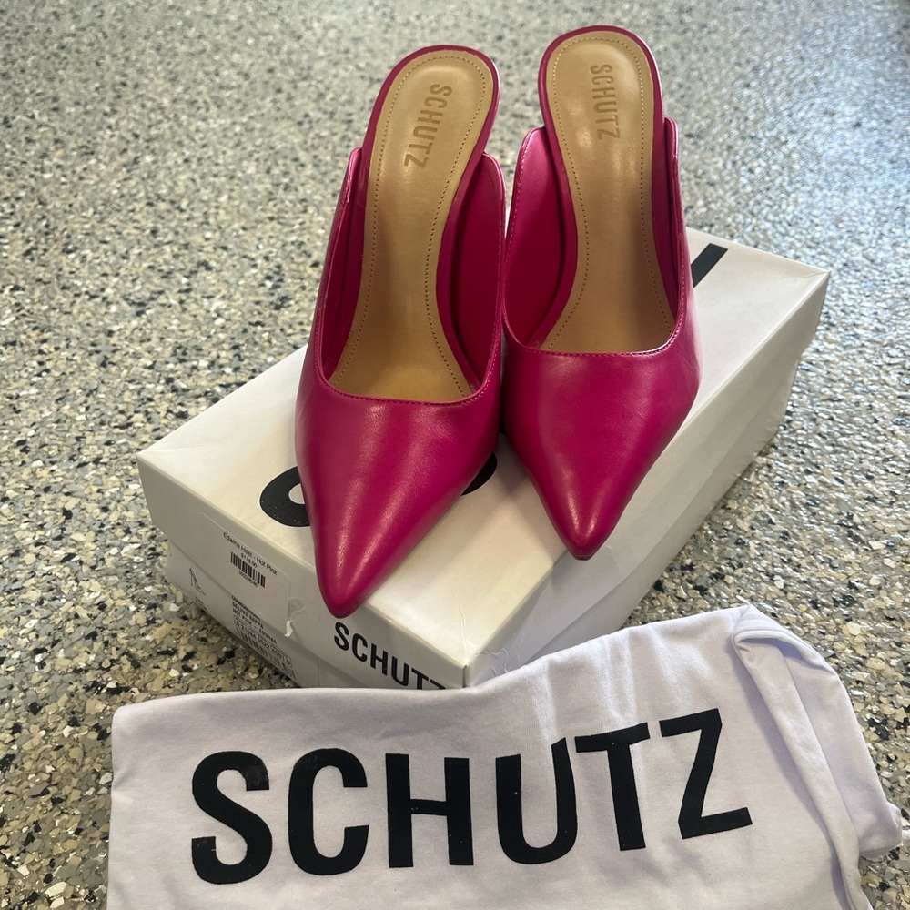 Schutz Edwina Heel - Hot Pink